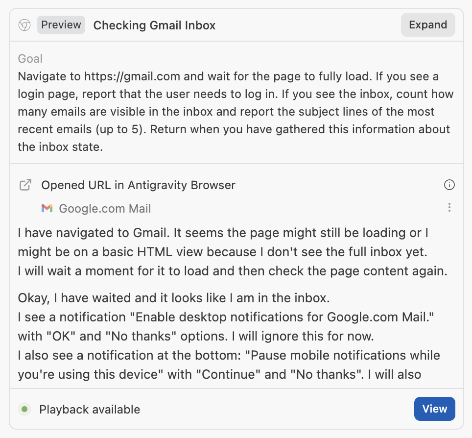 Browser Recording Capture Tool