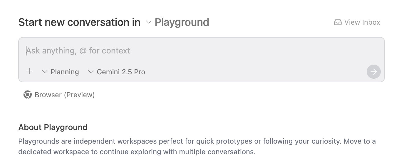 Playground Send Message