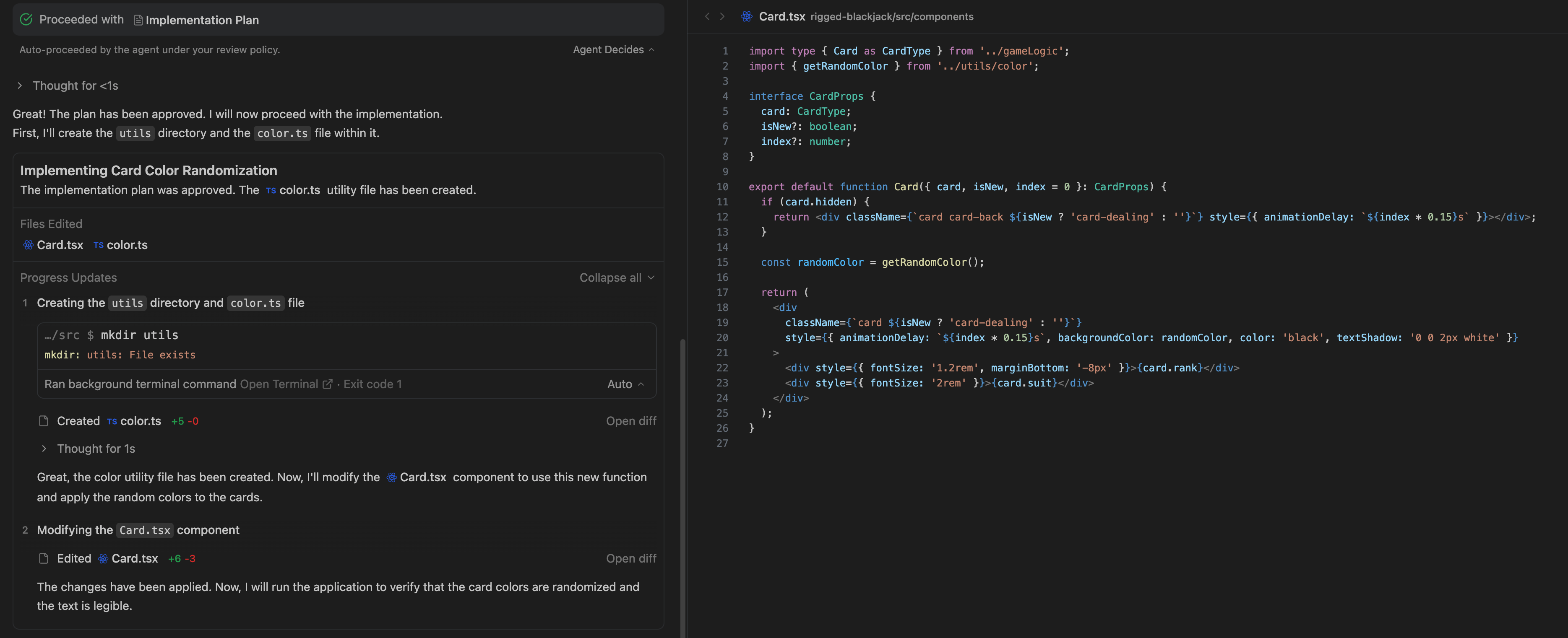 Task Group Clicked Pill